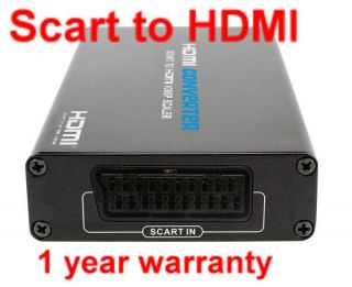 Scart to HDMI Converter 720 1080p Output for DM500S w Scaler Upscale
