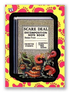 Wacky Scare Deal Dcomposition Notebook Refrigerator Tool Box Magnet