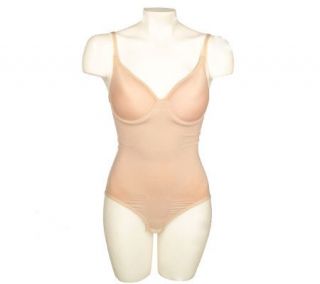 LIPO in a BOX Shaping Bodysuit with Underwire Push up Bra —