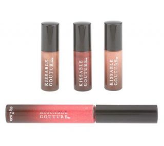 Kissable Couture 4 Piece Lip Gloss Collection —