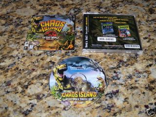 Chaos Island Jurassic Park The Lost World PC Computer