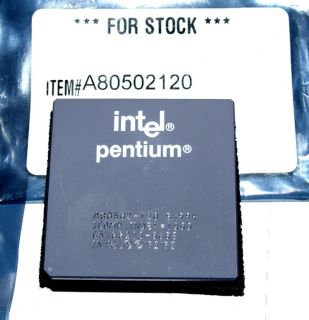 Intel Pentium 120 MHz CPU Processor SYO62 Mint Condition Collector