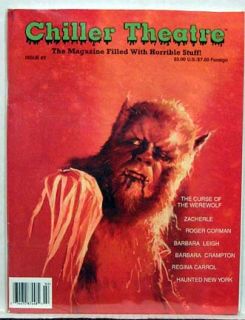 1995 Chiller Theatre Magazine 2 Roger Corman Werewolf