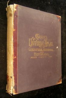 cram s universal atlas geographical astronomical and historical