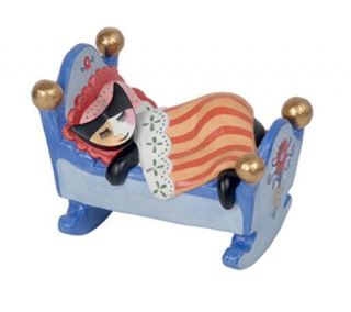 Wachtmeister Cat in the Cradle Music Box by Goebel —
