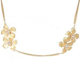 Jill Jacobson Textured Flower 45 Necklace —
