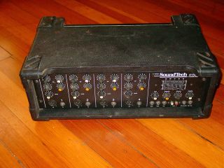 SoundTech Crate Powered Mixer P A Sound System Head Power Amp