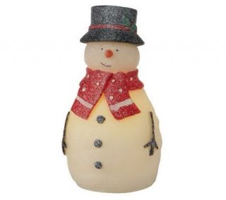 BethlehemLights BatteryOperated 9 Flameless Adult Snowman with Timer 