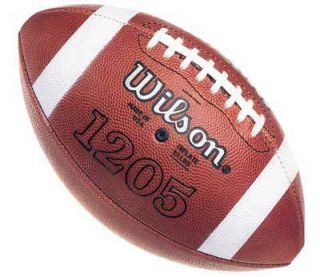 Wilson TDS Official High School Sized Leather Football —