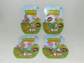 Moshi Monsters Moshling Erasers Rubbers 4 per Pack