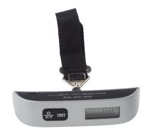 Digital Clip On Travel Luggage Scale with Battery Power Indicator 