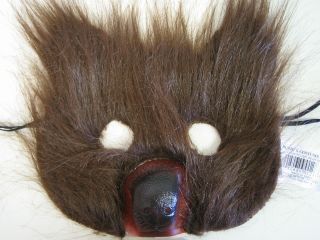 Brown Bear Mask Plush Cub Animal Zoo Farm Costume Face Masks 1283