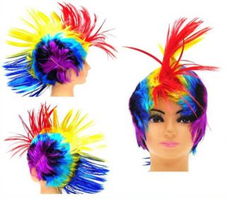 Colorful Spike Mohawk Hat Costume Hats Hair Party Caps
