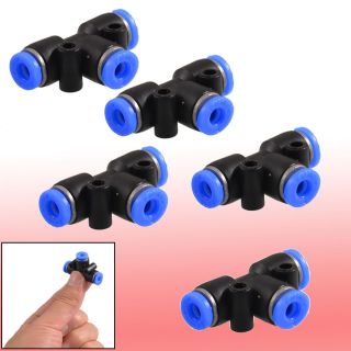  Air Tee Adapters 4mm to 4mm One Touch Fittings Connectors Hxtid