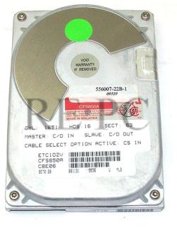 vintage conner cfs850a 850 mb 3 5 ide hard drive used overview drive