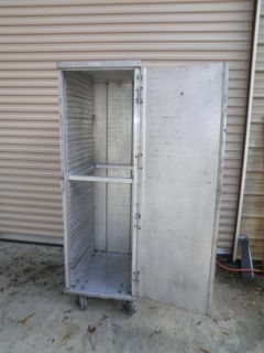 Crescor Hot Box Warm Food Holding Aluminum Storage Cabinet on Wheels