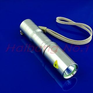 500LM Waterproof Stainless Steel CREE Q5 LED 3 Modes Flashlight Y1