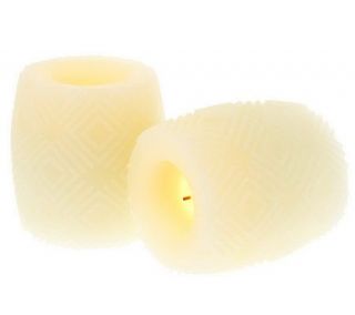 CandleImpressio Set of 2 4 Flameless Scented Candles with Timer