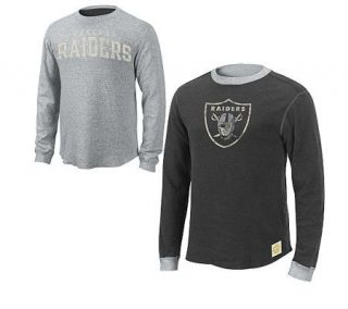 NFL Oakland Raiders Reversible Long Sleeve T shirt —