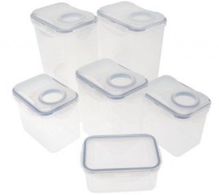 Lock & Lock 6 pc. Flip Top Food Storage Container Set —