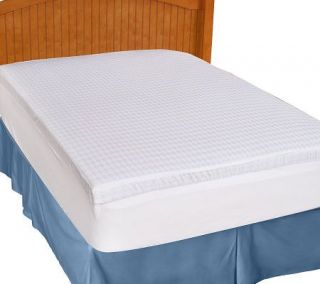 PedicSolutions 3 Memory Foam Queen Topper with 300TC Jacquard Cover 