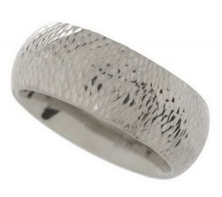 As Is Diamond Cut Silk Fit Band Ring 14K —