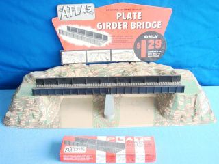  Gauge Trains Model Railroad Plate Girder Bridge Store Counter Display