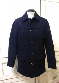 255 j crew university coat m jacket navy thinsulate