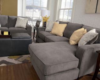 Marble Contemporary Sectional Sofa Chaise and Loveseat Set Moderm