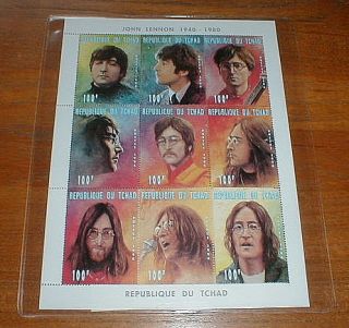 John Lennon D Limited Edition Commemorative Stamp COA