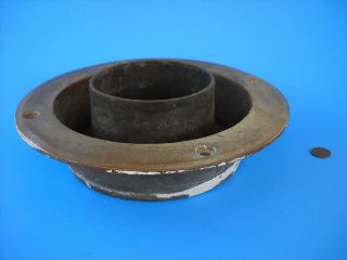  YACHT CAST BRONZE WATER DECK IRON FOR STOVE PIPE   WILCOX CRITTENDEN