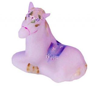 Fenton Art Glass Lavender Horse —