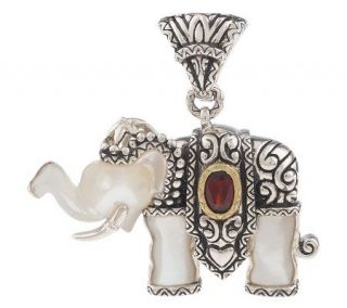 Barbara Bixby Gemstone Elephant Enhancer Sterling/18K —