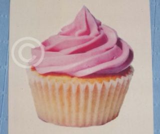 pink cupcake carrier bag holder cream cotton