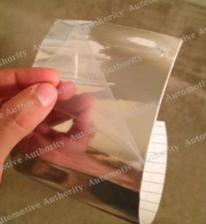 24x60 Chrome Silver Gloss Vinyl Sheet Film Car Wrap Air Release 2x5 ft