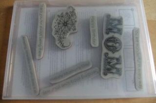  Clear Mount Set Messages for Mom Mothers Day Sending Love Bday