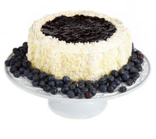 Balboa Desserts Blueberry Creme Cake with Vanilla Frosting —