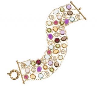 Christian Santicioli 8 45.00 cttw Gemstone Bracelet, 18K —