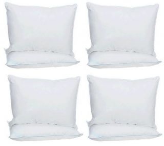 Northern Nights Set of 4 STD Eurofeather Brushed Pillows —