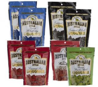 Wiley Wallaby (8) 10oz. Bags Gourmet Licorice —