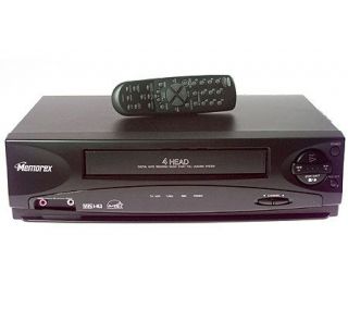Memorex 4 Head VCR with Digital Auto Tracking —