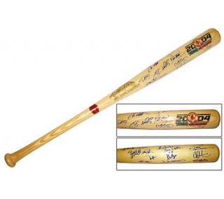 2004 Boston Red Sox 27 Signed LE World Series Champs Bat —