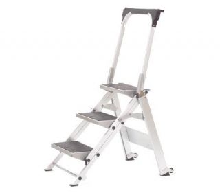 Little Giant Safety 3 Step Ladder No Rating 300 lb Capacity   H139285