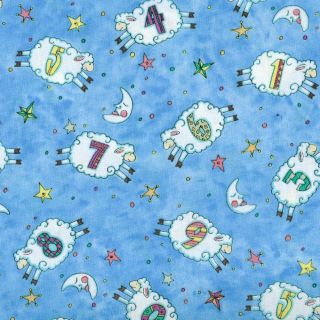 Counting Sheep Numbers Patrick Lose Timeless Treasures Fabric Yardage