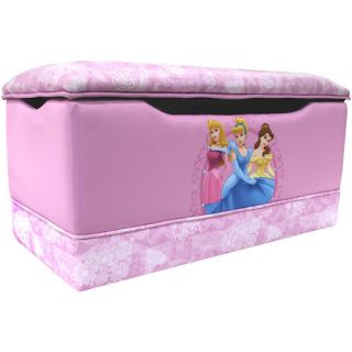 Disney   Princess Hearts and Crowns Toy Box   Storage Brand New
