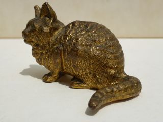 Fine Antique 19th Century Austrian Vienna Bronze Kitty Cat