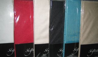 Plain Linen Look Signature Table Cloths 100 Polyester Oblong Use at