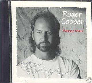  Roger Cooper RARE Happy Man 14 trk CD Signed