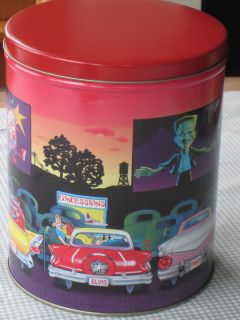 1950s Drive in Movie Elvis Cool Cat Cars Trails End Gourmet Popcorn