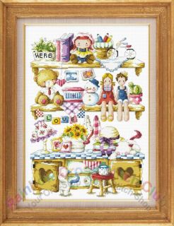Doll House Counted Cross Stitch Kit by DMC Thread